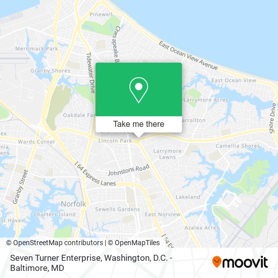 Seven Turner Enterprise map