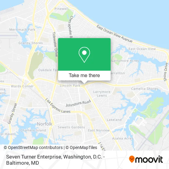 Seven Turner Enterprise map