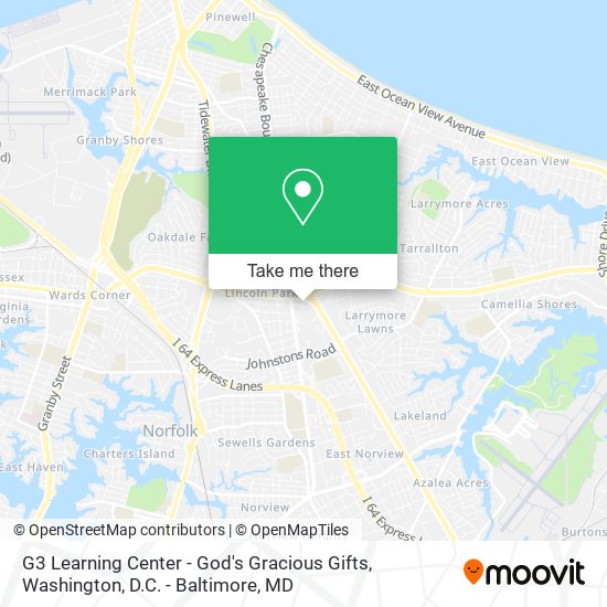 G3 Learning Center - God's Gracious Gifts map