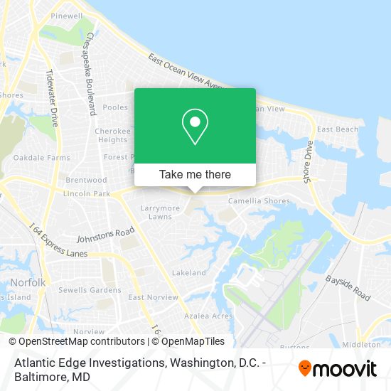 Atlantic Edge Investigations map