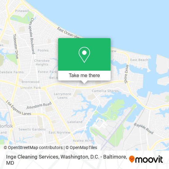 Inge Cleaning Services map