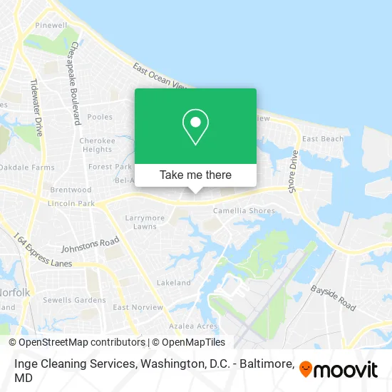 Inge Cleaning Services map