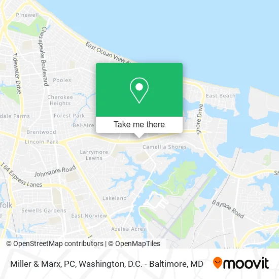 Miller & Marx, PC map