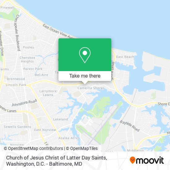 Church of Jesus Christ of Latter Day Saints map
