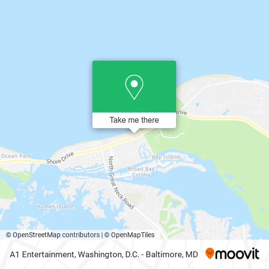 A1 Entertainment map