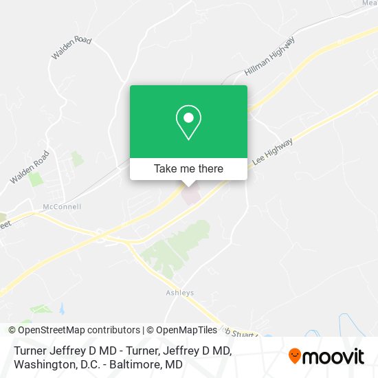 Turner Jeffrey D MD - Turner, Jeffrey D MD map