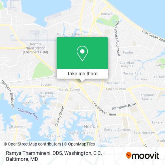 Ramya Thammineni, DDS map