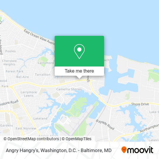 Angry Hangry's map