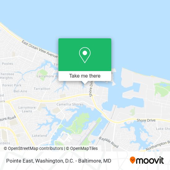 Mapa de Pointe East