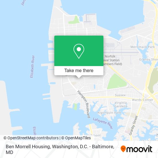 Mapa de Ben Morrell Housing