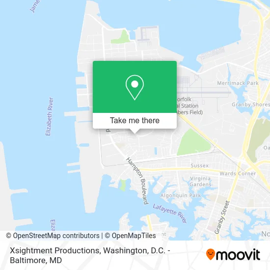 Xsightment Productions map