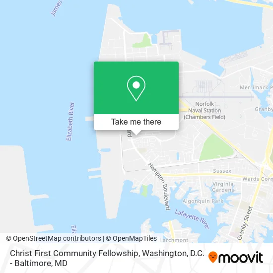 Christ First Community Fellowship map