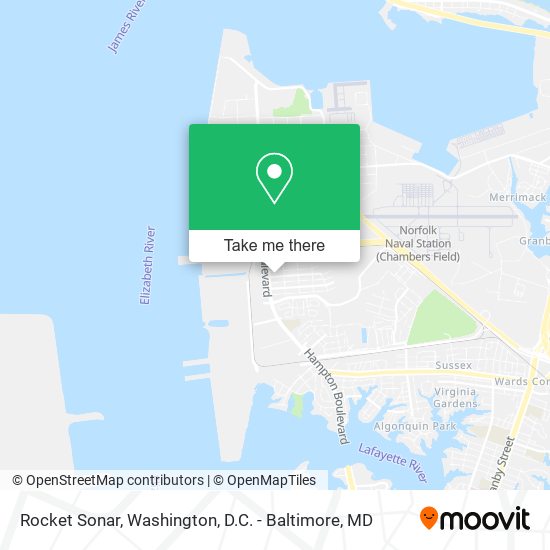 Rocket Sonar map