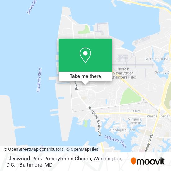 Glenwood Park Presbyterian Church map