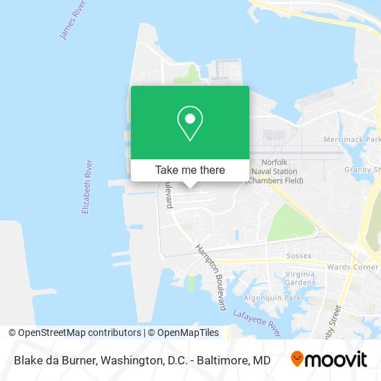 Mapa de Blake da Burner