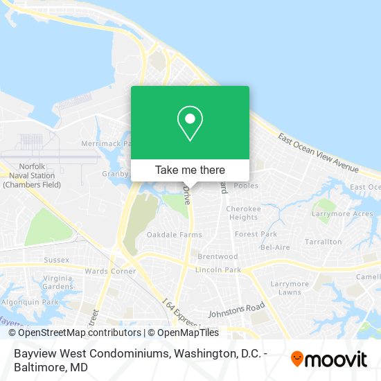 Mapa de Bayview West Condominiums