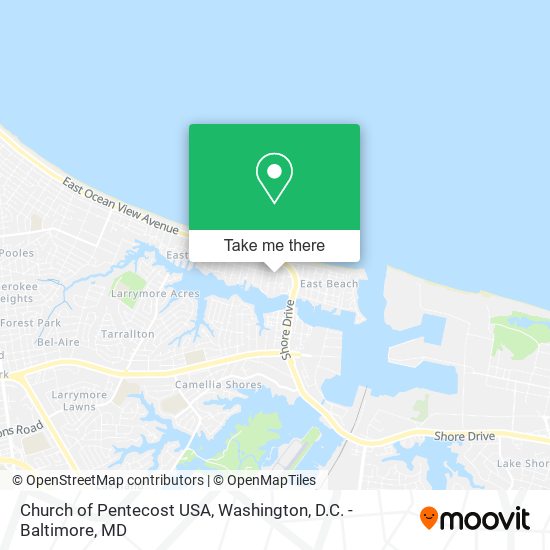 Mapa de Church of Pentecost USA