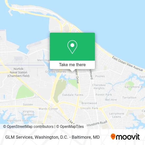 GLM Services map