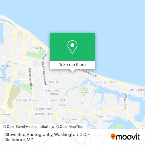 Steve Bird Photography map