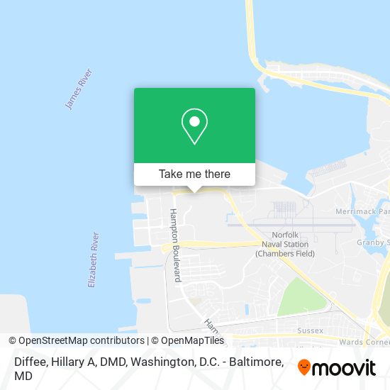Mapa de Diffee, Hillary A, DMD