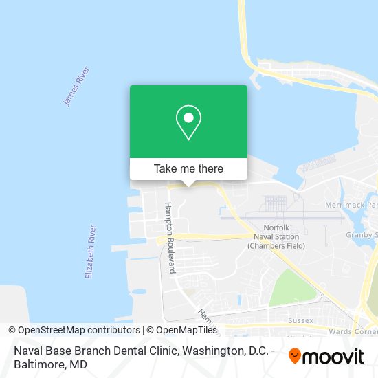 Naval Base Branch Dental Clinic map