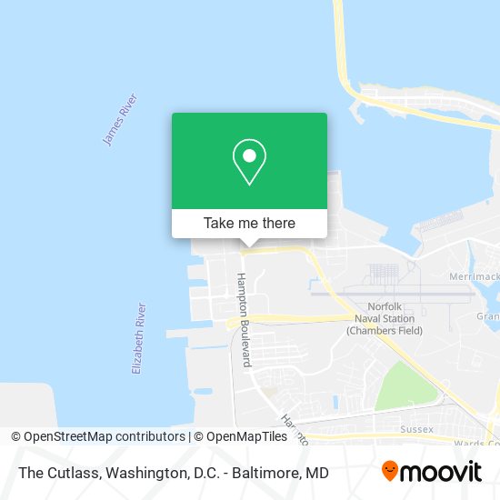 Mapa de The Cutlass