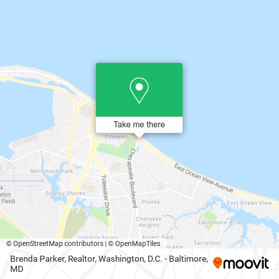Brenda Parker, Realtor map
