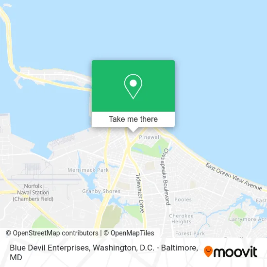 Blue Devil Enterprises map