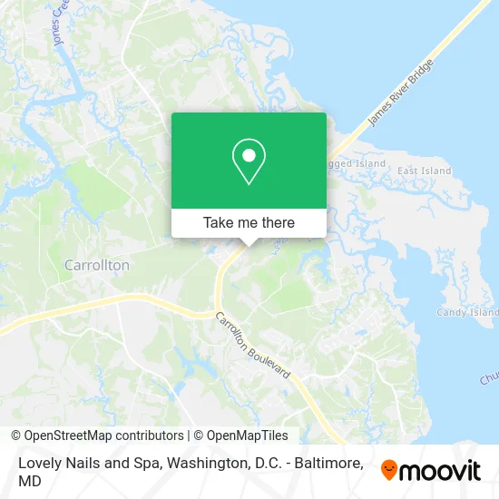 Lovely Nails and Spa map