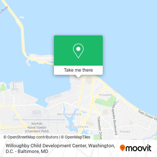 Willoughby Child Development Center map