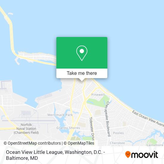 Mapa de Ocean View Little League