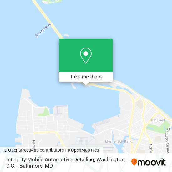 Integrity Mobile Automotive Detailing map