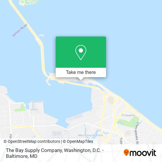 The Bay Supply Company map