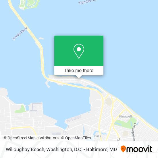 Mapa de Willoughby Beach