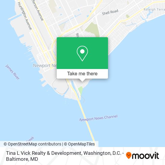 Tina L Vick Realty & Development map