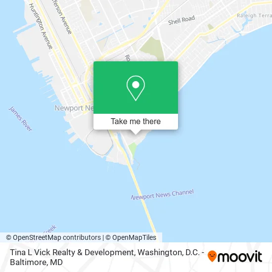 Tina L Vick Realty & Development map