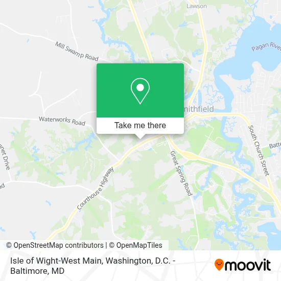 Isle of Wight-West Main map