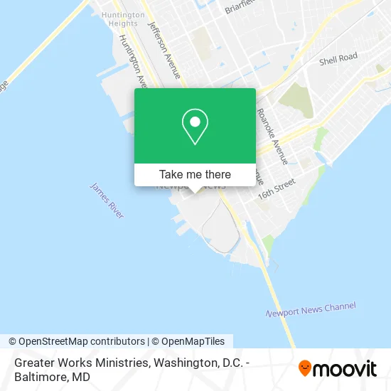 Greater Works Ministries map