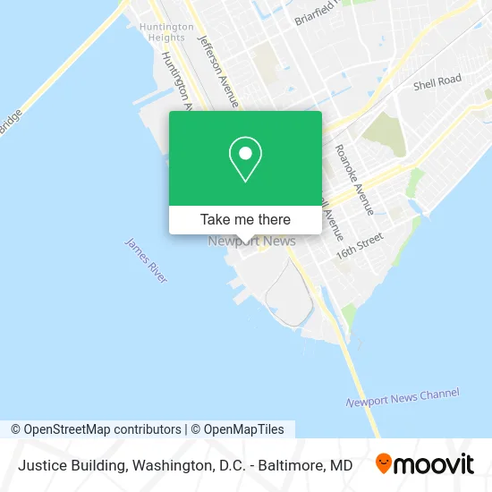 Justice Building map