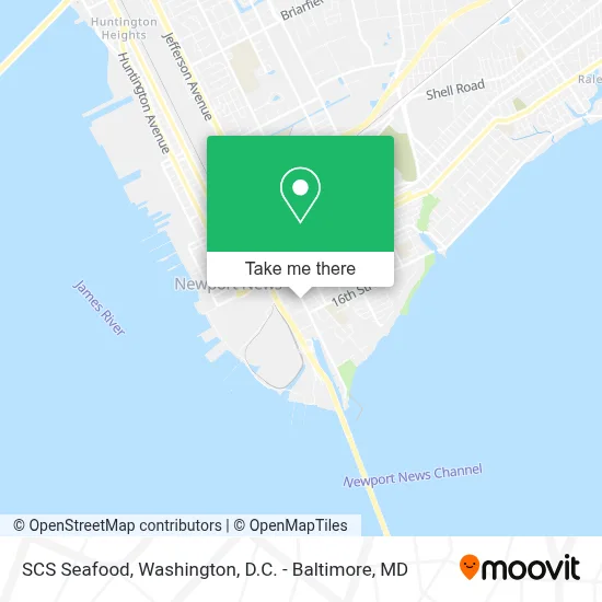 SCS Seafood map