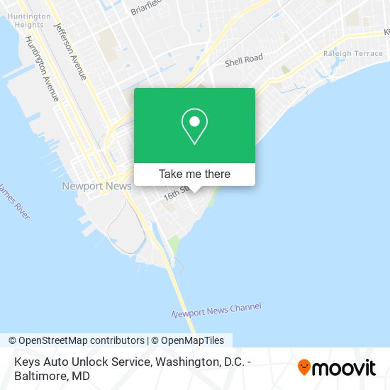 Mapa de Keys Auto Unlock Service