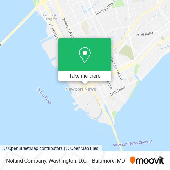 Mapa de Noland Company