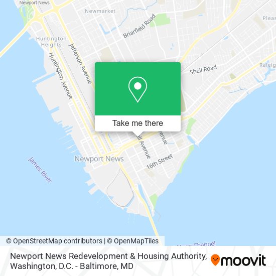 Newport News Redevelopment & Housing Authority map
