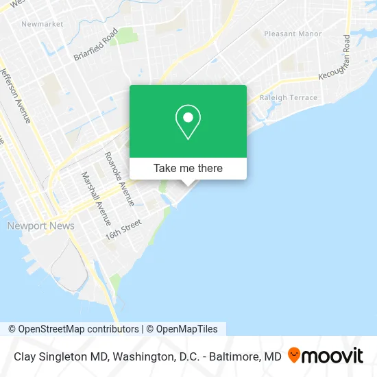 Clay Singleton MD map