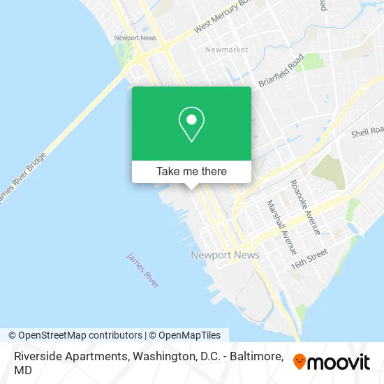 Riverside Apartments map