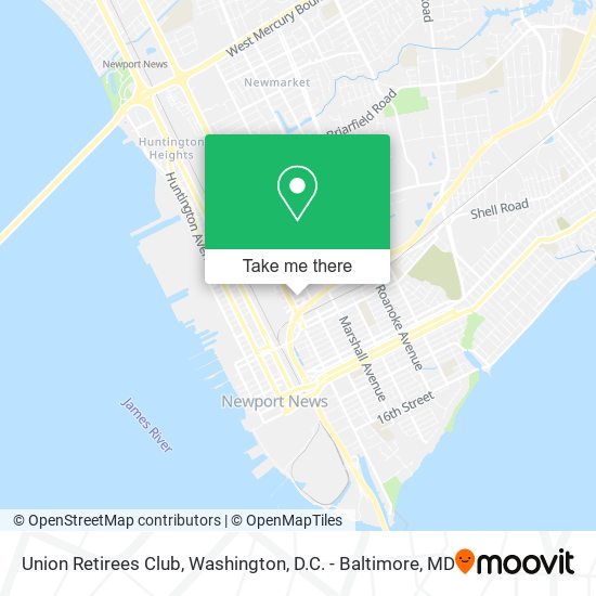 Mapa de Union Retirees Club