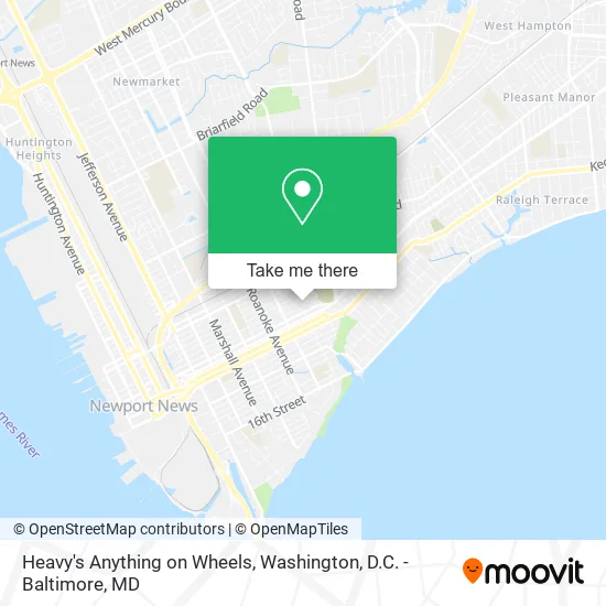 Mapa de Heavy's Anything on Wheels