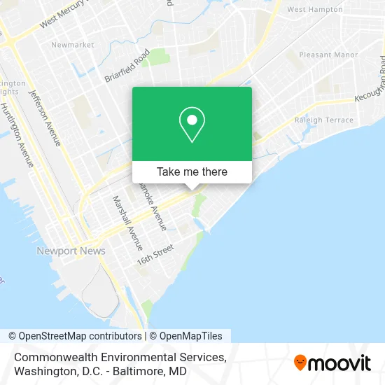 Commonwealth Environmental Services map