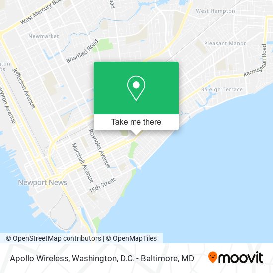 Mapa de Apollo Wireless