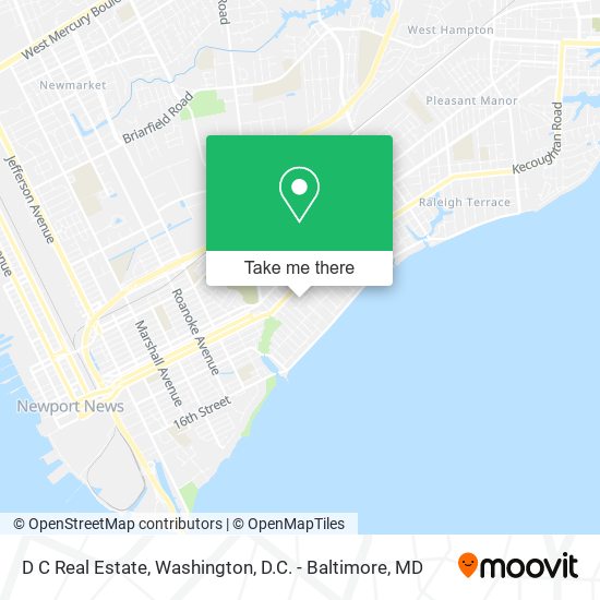 D C Real Estate map